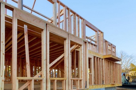 Ossature bois &agrave; L'H&ocirc;pital-du-Grosbois, construire &eacute;cologique